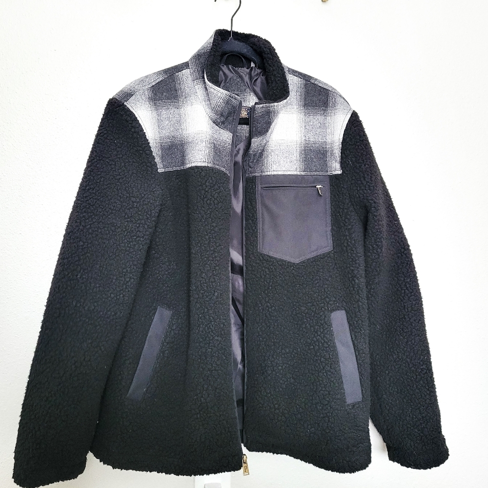 Pendleton Mens Bozeman Hybrid Wool Sherpa Jacket Waterproof